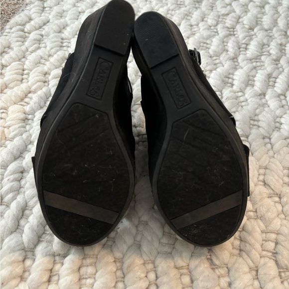 Women’s Black Wedges Size 9 - Picture 4 of 4